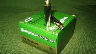 Clear Ballistics Gel Remington golden saber 357 magnum sp101 part 2 [upl. by Etnovahs760]