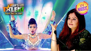 Anuska Chatterjee के Stunts देखकर डर गई Ayesha Ji  Indias Got Talent S10  Unstoppable Jazba [upl. by Kesia]