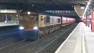 66714 6x77 Dagenham Docks GBRf  Mossend Yard GBRf Cartics 17th May 2024 [upl. by Tamarah211]