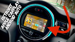 Mini F56 How to retrofit install NBT Apple Carplay Android Auto 042013 to 062016 car MMI [upl. by Cleaves46]