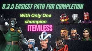 Act 835 Easy Path For Completion DrDoom vs Whole Path Angela VS Havok Boss mcoc [upl. by Eveineg737]