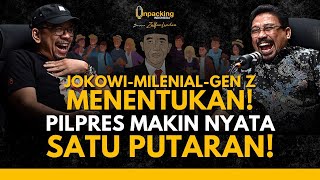 Jokowi  Gen Z  Milenial Menentukan Pilpres Makin Nyata Satu Putaran  M Qodari [upl. by Atteve603]