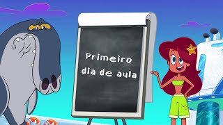 ZIG e SHARKO 🌴 De volta às aulas 🎓 Zig e Sharko Brasil  Desenho Animado em português [upl. by Atika]