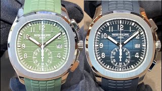 PATEK PHILIPPE  Aquanaut Chronograph 5968G001 5968G010 百达翡丽 手雷白金 [upl. by Conchita]