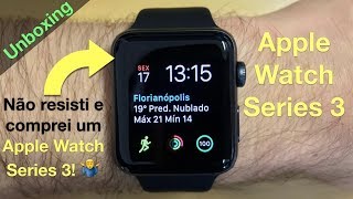 Unboxing Apple Watch Series 3 42mm  Configuração Inicial [upl. by Sedaiuqlem]