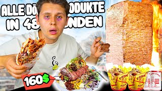 Ich ESSE ALLE DÖNERPRODUKTE in 48 STUNDEN🥙😰MIT TEUERSTER DÖNERTELLER DEUTSCHLANDS💰 [upl. by Aylatan]