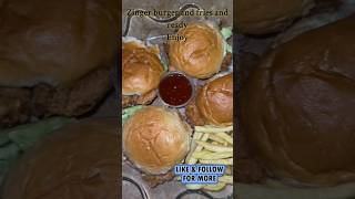 zinger burger KFC short foodle cooking fypyoutube foryou [upl. by Aspasia]