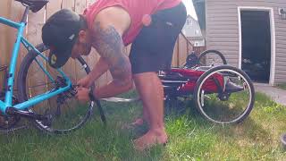 Tutorial  How to Attach an Instep Joyrider 2 Bike Trailer to a Road Bike [upl. by Felicdad]