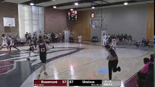 Rosemont Mens Basketball vs Ursinus College [upl. by Sherline]