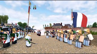 Roblox Napoleonic Wars  Needle Gun Battle [upl. by Eojyllib709]