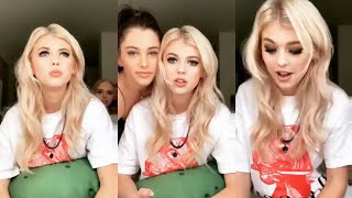 LOREN GRAY INSTAGRAM LIVESTREAM 24 DECEMBER 2018 [upl. by Aihsekel]