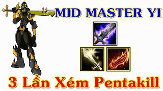 Master Yi MId Mở Nhạc Linh Xe Ôm 3 Lần Xém Pentakill  Trâu Best Udyr [upl. by Ariaz61]