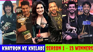 Khatron Ke Khiladi Season 1  13 All Winner And Runner Up Dino Jame Tushar Kalia Arjun Bijlani [upl. by Marylinda]