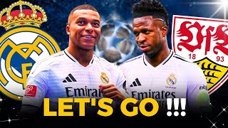 🏆REAL MADRID VS STUTTGART  DÉBUT DE LA NOUVELLE LIGUE DES CHAMPIONS 🎉 [upl. by Leanne136]