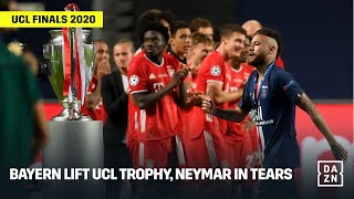 FULL CELEBRATIONS  Bayern Lift UCL Trophy Neymar In Tears [upl. by Tevis525]