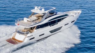 925M Superyacht Sea Trial  Princess Y85 [upl. by Lyns706]