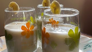 Banana Shake Recipe In Bengali [upl. by Ainek]