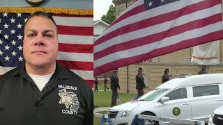 Officers across the state come to Hillsdale County to honor fallen deputy [upl. by Shaeffer]