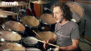 Simon Phillips drum lesson openhanded playing [upl. by Normalie]