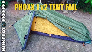 Phoxx 1v2 tent One man backpacking tent issues [upl. by Ernest]