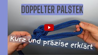 Doppelter Palstek  einfacher Knoten [upl. by Kalil]