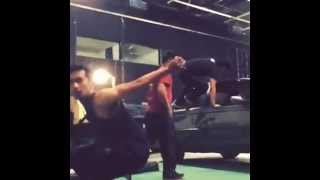 Iko Uwais Rare acrobatic scene Rolling in the air The Raid 2 22 Miles Beyond Skyline [upl. by Neeli]