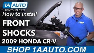 How to Replace Front Strut Spring Assembly 200711 Honda CRV [upl. by Ludly227]