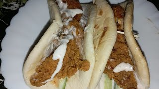 chicken zinger shawarma recipezinger shawarma banane ka tarika [upl. by Ardnassac233]