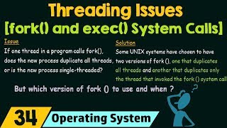 Threading Issues fork amp exec System Calls [upl. by Schurman]