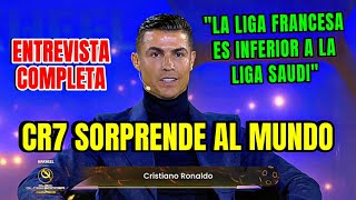 🚨 ENTREVISTA COMPLETA A CRISTIANO RONALDO GLOBE SOCCER AWARDS 2024 [upl. by Osnofla]