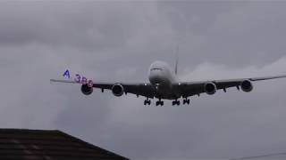 Landings Heathrow Airport July 17 [upl. by Gombach]