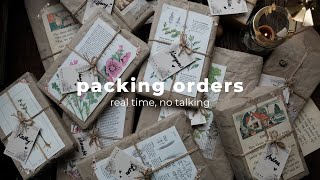 a slow process pack orders with me  one hour asmr no midroll ads [upl. by Block]