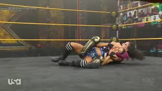 Shayna Baszler  Kirifuda Clutch  Kirifuda Clutch to Dakota Kai [upl. by Eidnas]