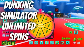 2x💸 Dunking Simulator Unlimited SpinsPASTEBIN✅ [upl. by Norbel237]