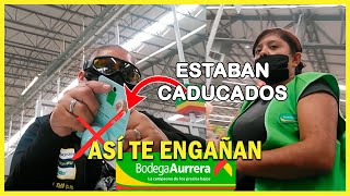 ¡ASÍ TE ESTAFAN en BODEGA AURRERA 2  REETIQUETAN productos CADUCADOS [upl. by Linda]