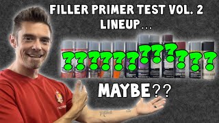 Filler primer test volume 2 but I need your help Potential filler primers to test on 3D prints [upl. by Ariom]