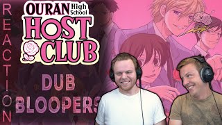 SOS Bros React  Ouran High School Host Club English Dub Bloopers  Glorious Mistakes [upl. by Orten]