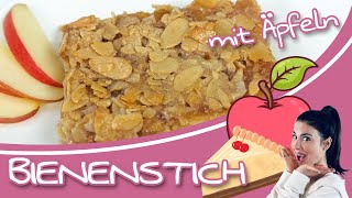 Leckeren saftigen Bienenstich selber backen  Rezept für Bienenstich Kuchen [upl. by Ecnerwaled]