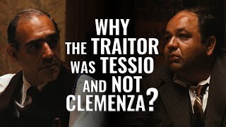 Why the traitor with Barzini was Tessio and not Clemenza at Don Vitos Funeral [upl. by Audras395]