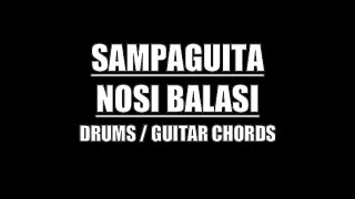 Sampaguita  Nosi Balasi Drum Tracks Lyrics Chords [upl. by Eremahs]