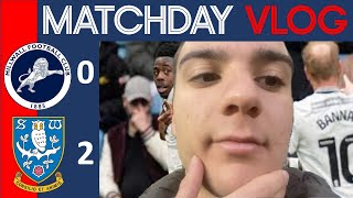 MILLWALL V SHEFFIELD WEDNESDAY VLOG  EMBARRASSING [upl. by Olette]