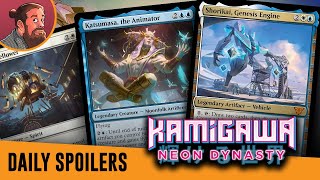 Kamigawa Neon Dynasty MTG Spoilers — February 7  Azorius Vehicles Commander Precon Buckle Up [upl. by Henden501]