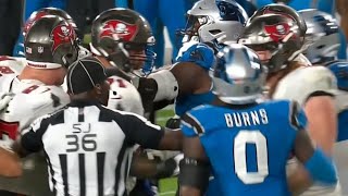 Brian Burns EJECTED After Throwing PUNCH at Buccaneers Player 😳 Panthers vs Buccaneers Highlights [upl. by Oirobil]