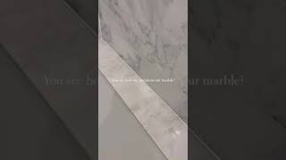 Natural Stone Maintenance Very Demure Very Mindful stonerestoration interiordesign marble [upl. by Isabelita]