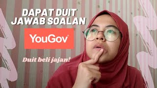 DAPAT DUIT HANYA JAWAB SOALAN SURVEY DI YOUGOV  BETUL KE MAIN2 JE [upl. by Till]