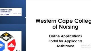 WCCN Online application 2025 Intake  How to Apply [upl. by Arymat]