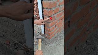 How to attach gate frame to wall गेट की चौखट को दीवार से कैसे जोड़े [upl. by Atlante]