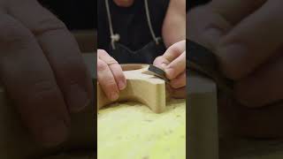 Hand Sanding after the CNC guitar [upl. by Leighland]