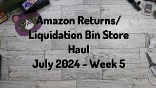 Amazon ReturnsLiquidation Bin Store Haul  July 2024 Week 5 [upl. by Alisen]