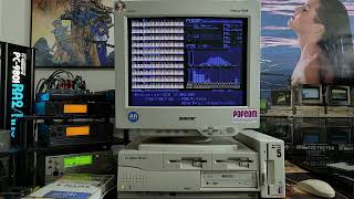 BOSCONIAN X68K ボスコニアン X68K  FLASH FLASH FLASH PC980186 サウンドボード YM2608OPNA FMP by いりぽん [upl. by Jessi188]